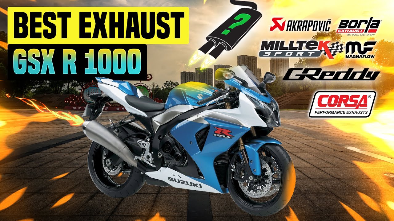 Suzuki GSXR 1000 Exhaust Sound 🔥 Flyby,Akrapovic,Yoshimura,M4,Stock,Arrow,Brocks,Racefit,Review+
