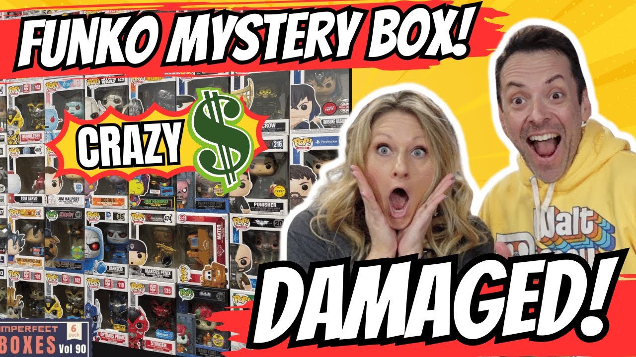 Can we MAKE our MONEY back Opening this DAMAGED Funko Pop Mystery Box!