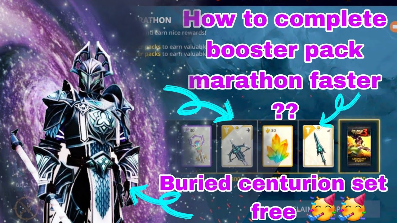 Shadow fight 3 || How to complete buried centurion marathon faster 🤔🤔