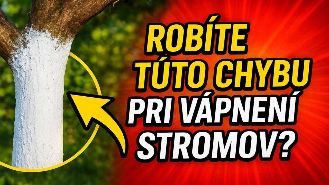 Robíte TÚTO chybu pri vápnení stromov? 95% záhradkárov si na jar zničí svoje stromy.