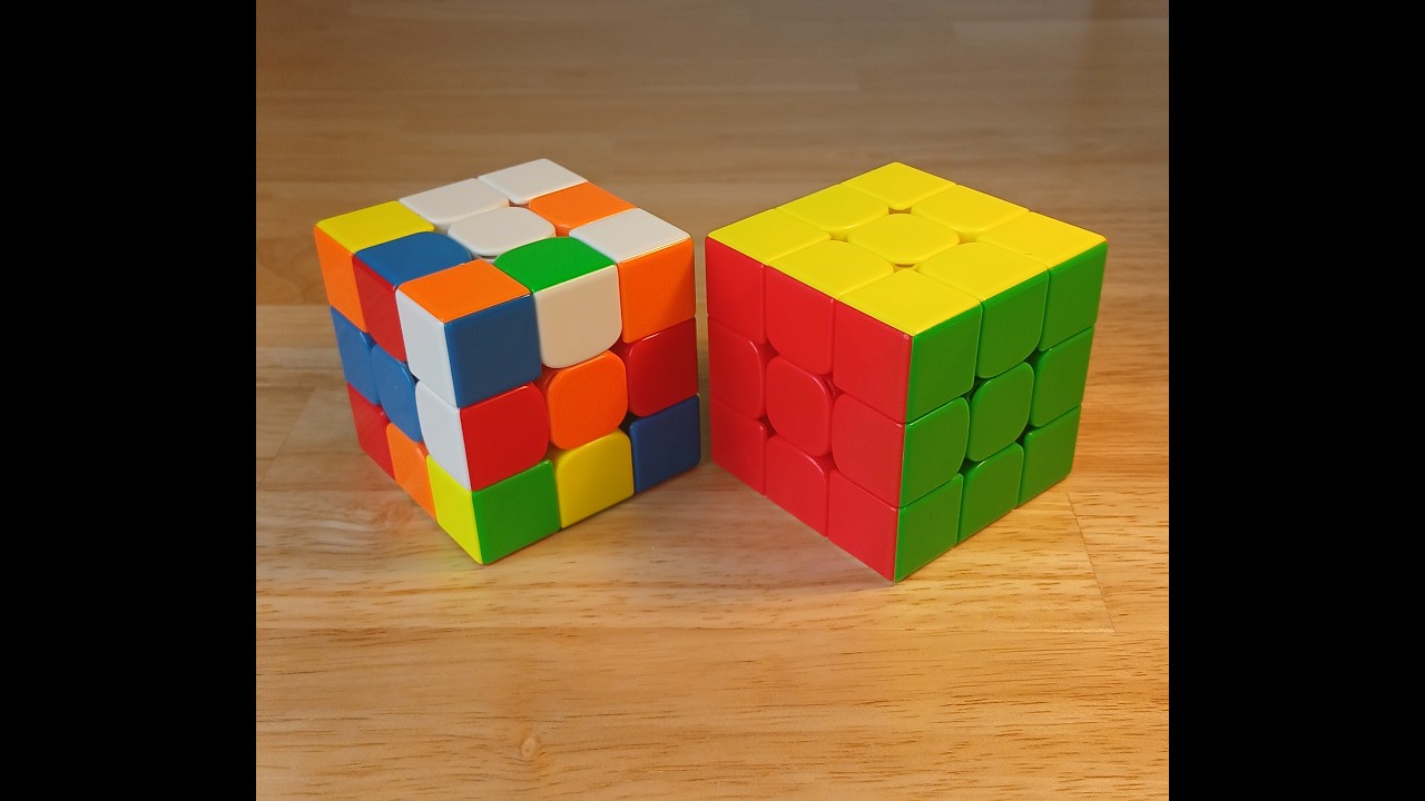 Completely disassembled 3x3 rubik's cube assembly step by step for beginners