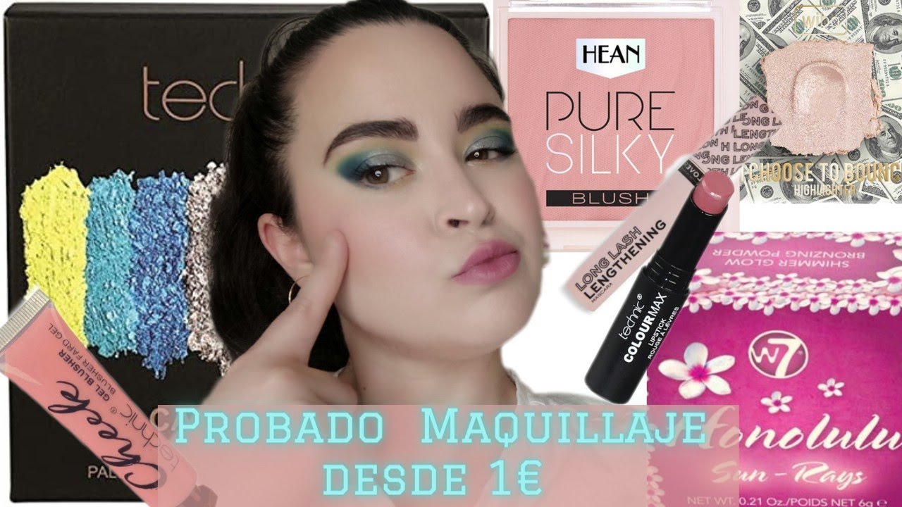 🔥Probando Maquillaje LOW COST | Desde 1€ | W7, Technic, Wibo.. / Juncal Gonzalez