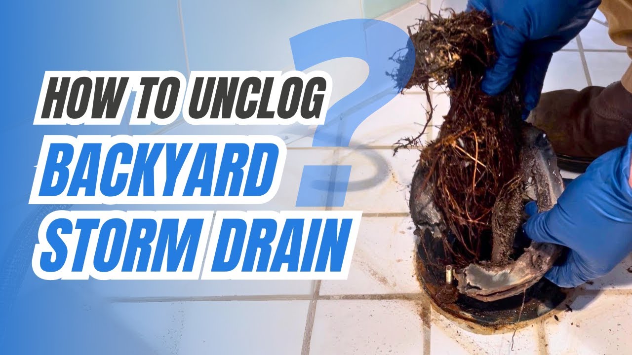 КАК ПРОЧИСТИТЬ ЛИВНЕВУЮ КАНАЛИЗА НА ЗАДНЕМ ДВОРЕ