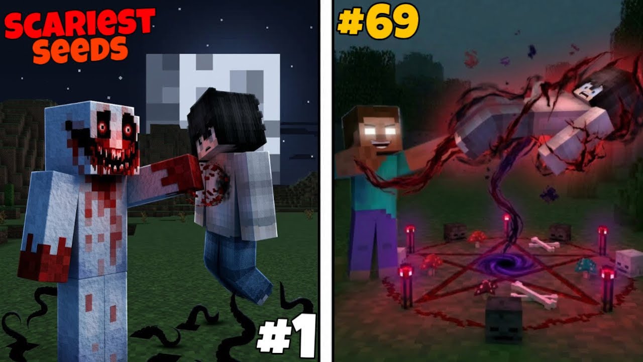 Minecraft Scariest Seeds That Are Actually Real! HINDI #1 