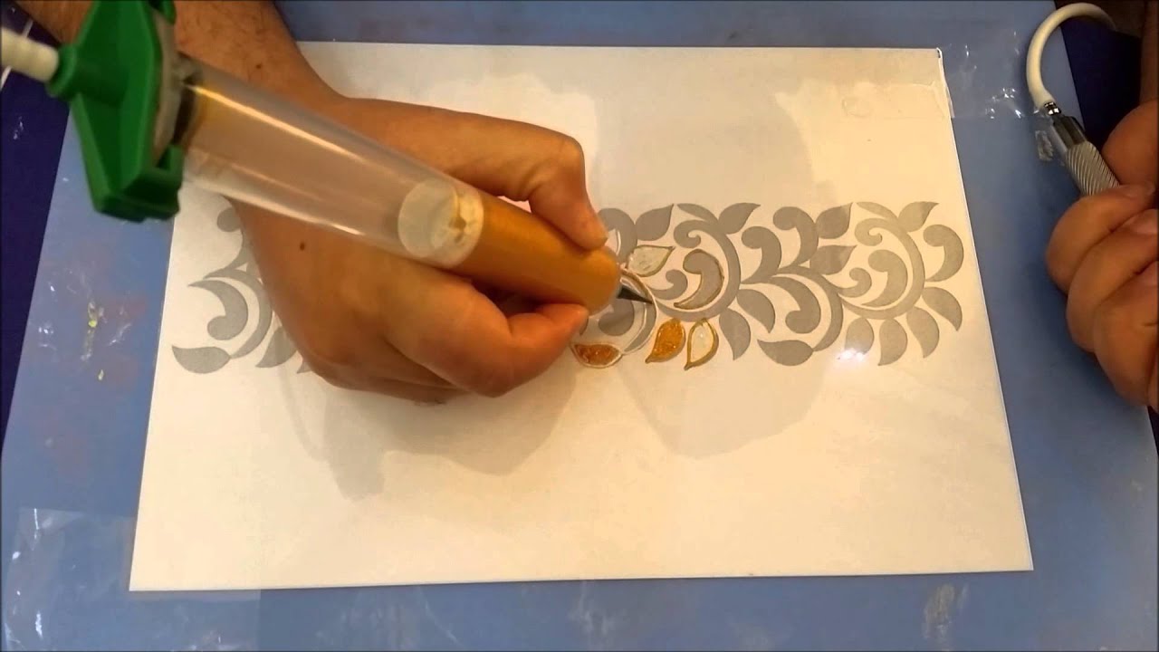 Cake Deco Pen - Set up template | color mixing | tracing | drawing | Sugar