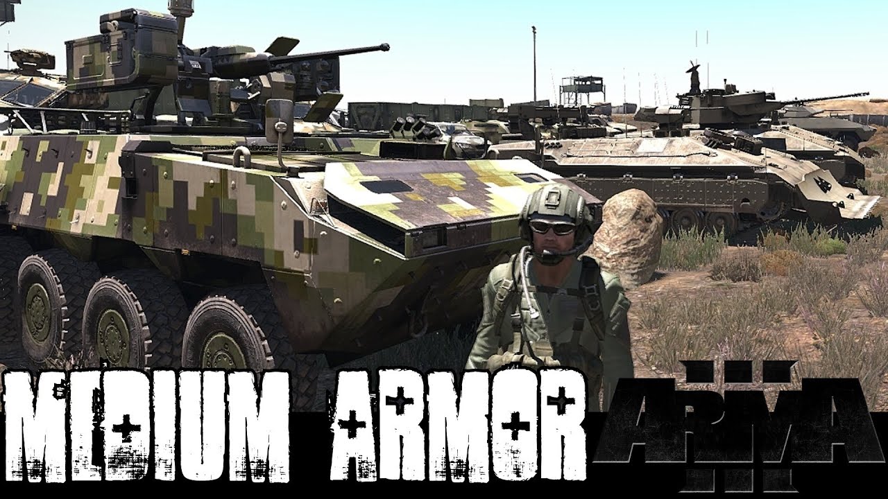 ArmA 3 Medium Armor - Tracked and Wheeled APCs, Self Propelled AA, Armored Recovery Vehicle