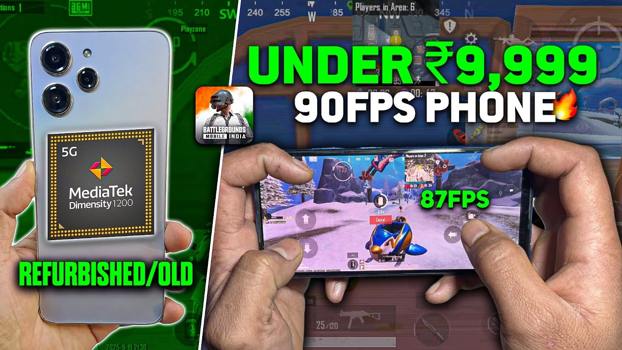 🔥Buy Under ₹10,000 {Second Hand Vs New} (90fps) GAMING PHONE in ₹10,000/- For Gaming  [BGMI/PUBG]