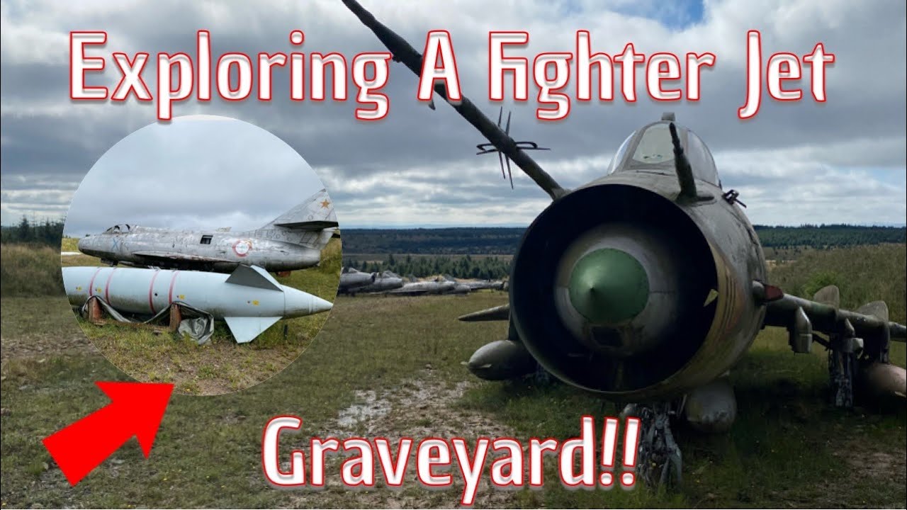Exploring A Fighter Jet Graveyard In The UK!!