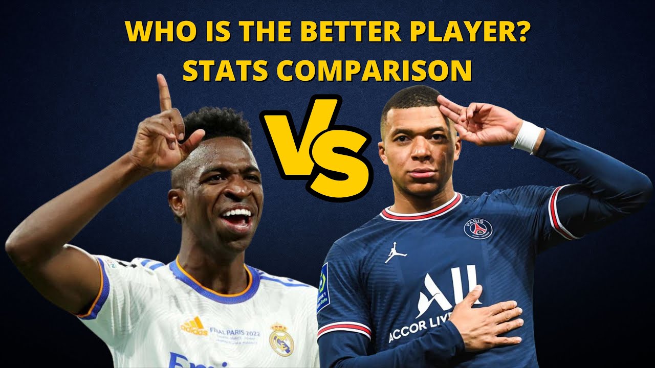 Kylian Mbapp&eacute; vs Vin&iacute;cius J&uacute;nior Stats Comparison | WHO IS THE BETTER PLAYER?
