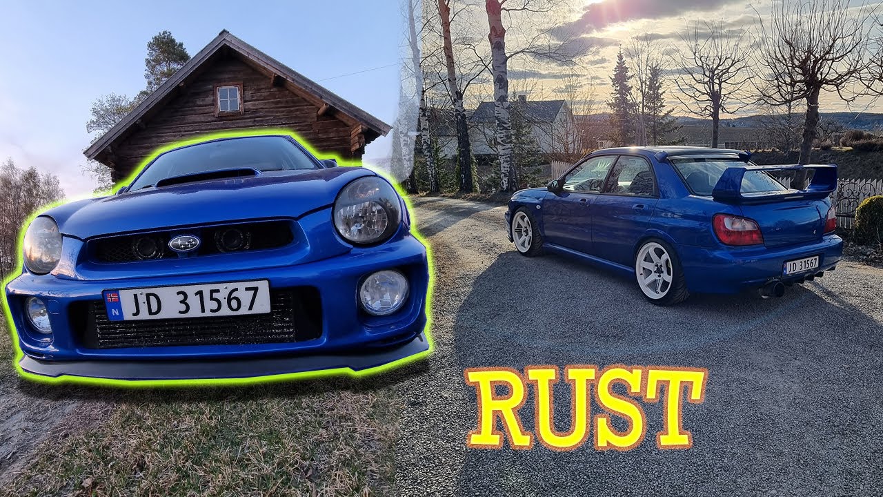 20 year old Subaru Impreza WRX, and there's rust!