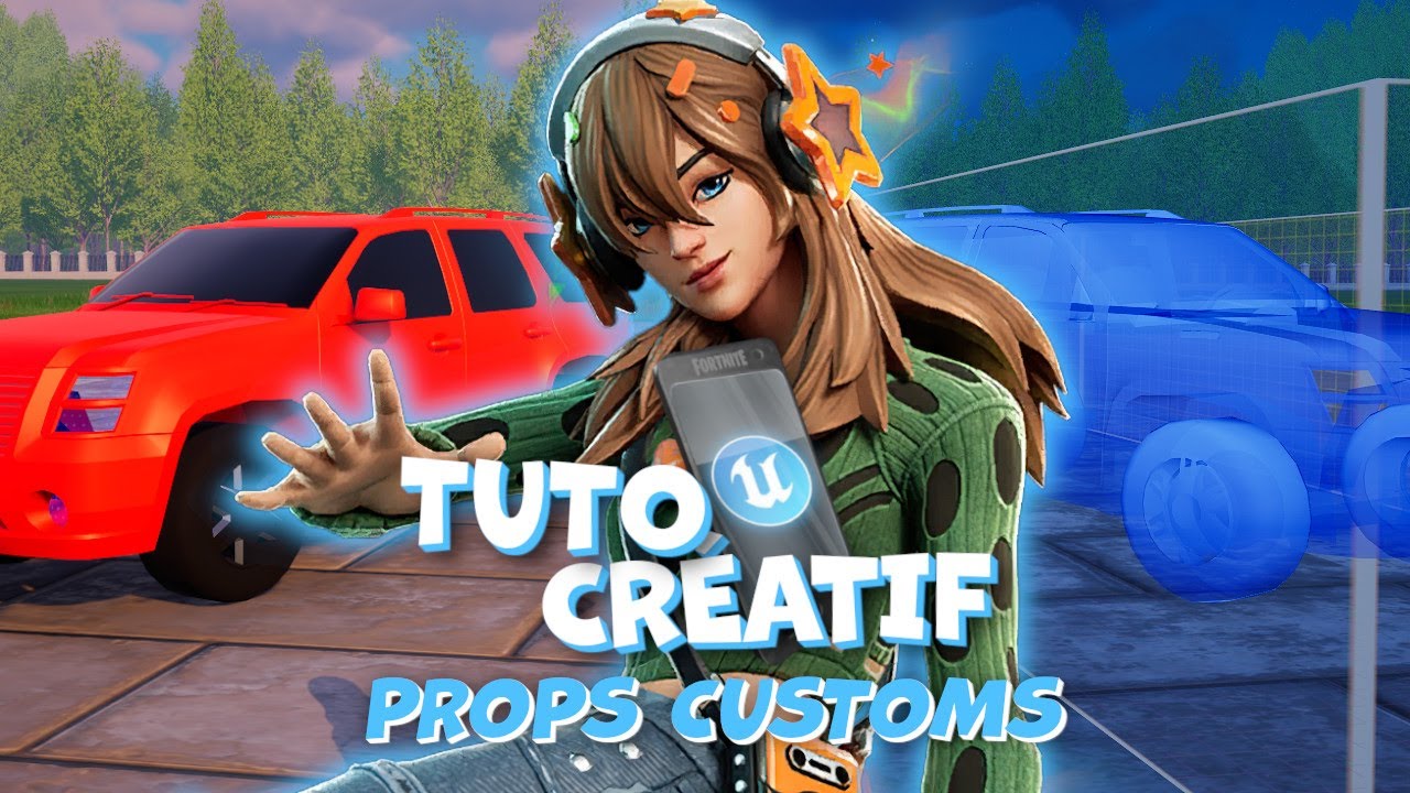 CRÉER DES PROPS CUSTOMS POUR LE MODE CRÉATIF DE FORTNITE ! - Tuto Créatif