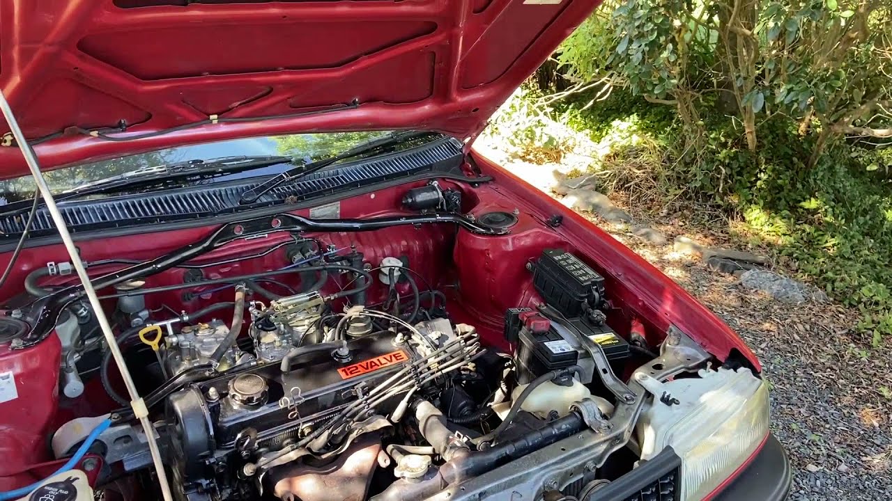 Toyota Corolla EE90 2E Twin DCOE Weber Carburetors ITB MENTAL
