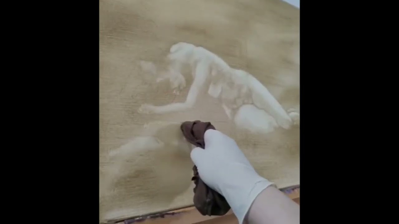 Demo of the Bistre Method/the Wipe Out Method in Oil Painting