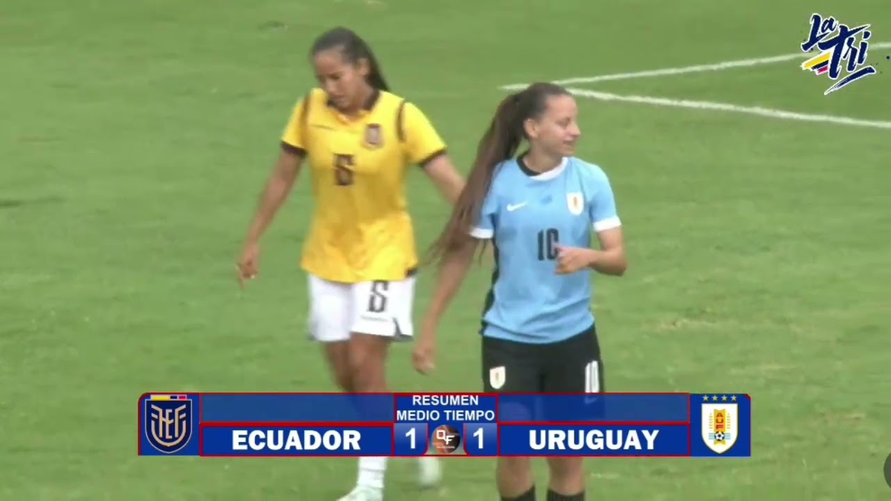 GOLES Ecuador vs Uruguay (1-1) | Amistoso Internacional Femenino