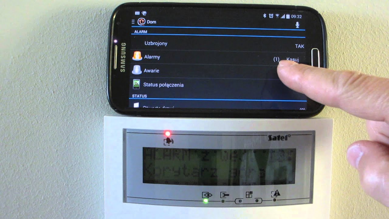 openHAB: controlling Satel Integra alarm system