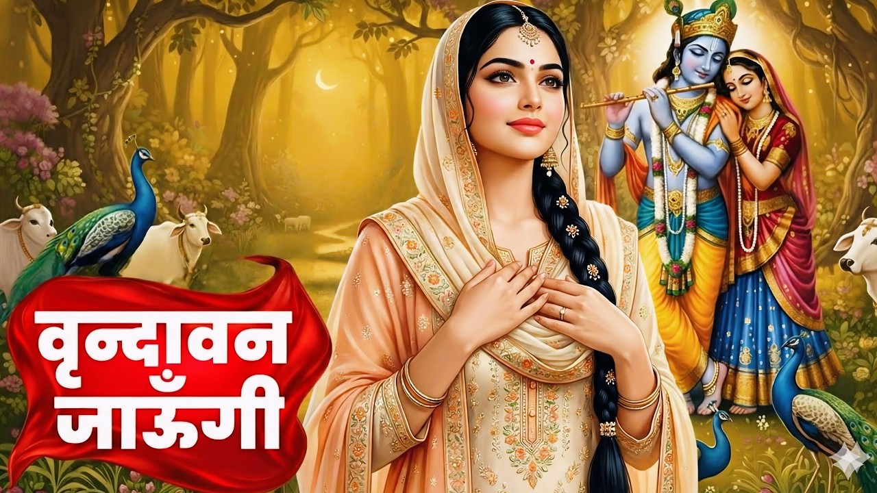 Vrindavan Jaungi | वृन्दावन जाउंगी | मेरे उठे विरह में पीर | Krishna Bhajan 2026 | #krishna #radhe