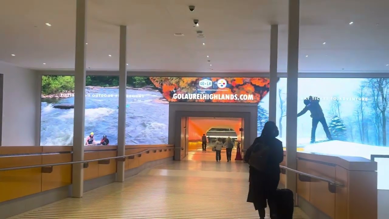 Tunnel at Pittsburgh airport