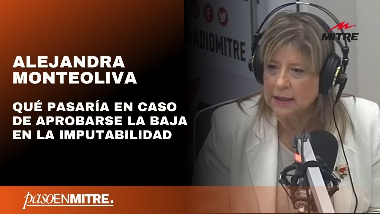 Alejandra Monteoliva explicó qué pasaría en caso de aprobarse la baja en la imputabilidad