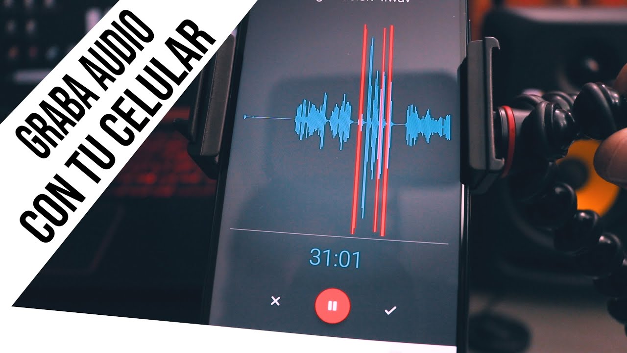 🔴 Grabar AUDIO de calidad sólo con tu CELULAR