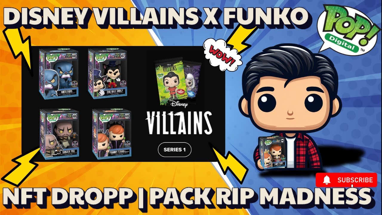 Funko Disney Villains NFT Packs + NFT Unboxing! Did We Get the Grail?