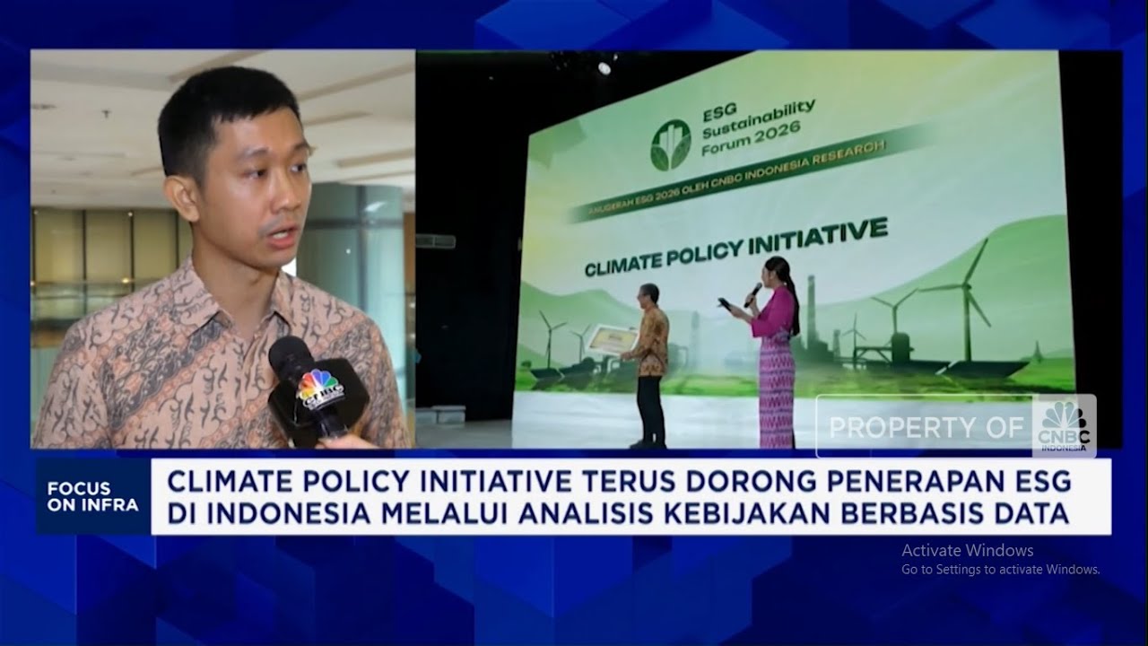 Climate Policy Initiative Dorong Penerapan ESG di Indonesia Melalui Analisis Kebijakan Berbasis Data