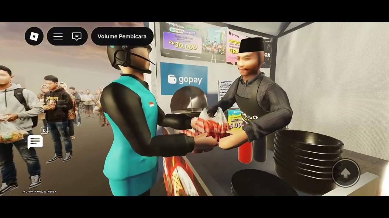 ROBLOX | Bakso Malang Ramadhan Anomalies part2 - pingsan karena kebanyakan kerja!!#robloxmobile 