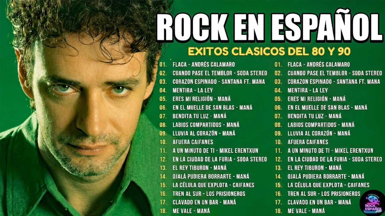 Clasicos Rock En Español De Los 80 y 90 - Enrique Bunbury, Caifanes, Enanitos Verdes, Mana, y mas
