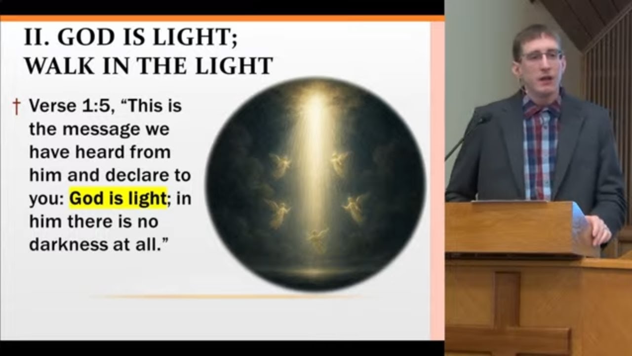 1 John 1:1-2:14 - Live in the Light of God - Worship Service