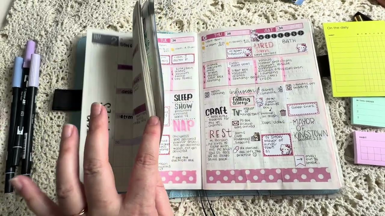 Hobonichi Cousin Flip through and a gift from a friend @Beverlyplanslife