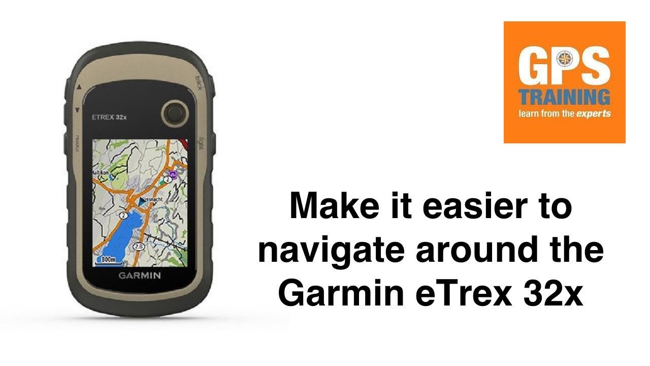 Добавление меню быстрого доступа к Garmin eTrex 22x и 32x для упрощения навигации по GPS-устройству