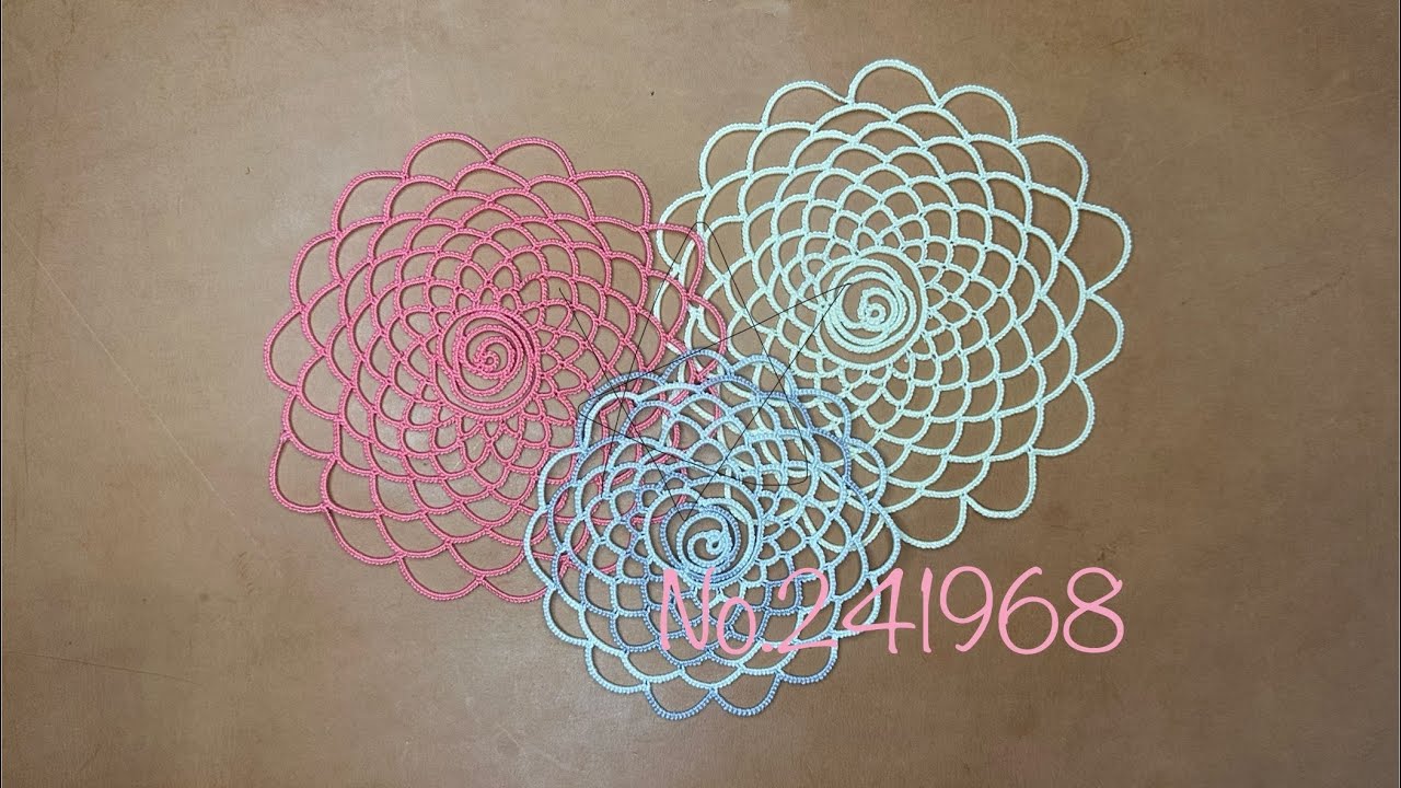 梭編蕾絲 #tattinglace ～ No.241968 ~ Peony  *pattern by Vera*