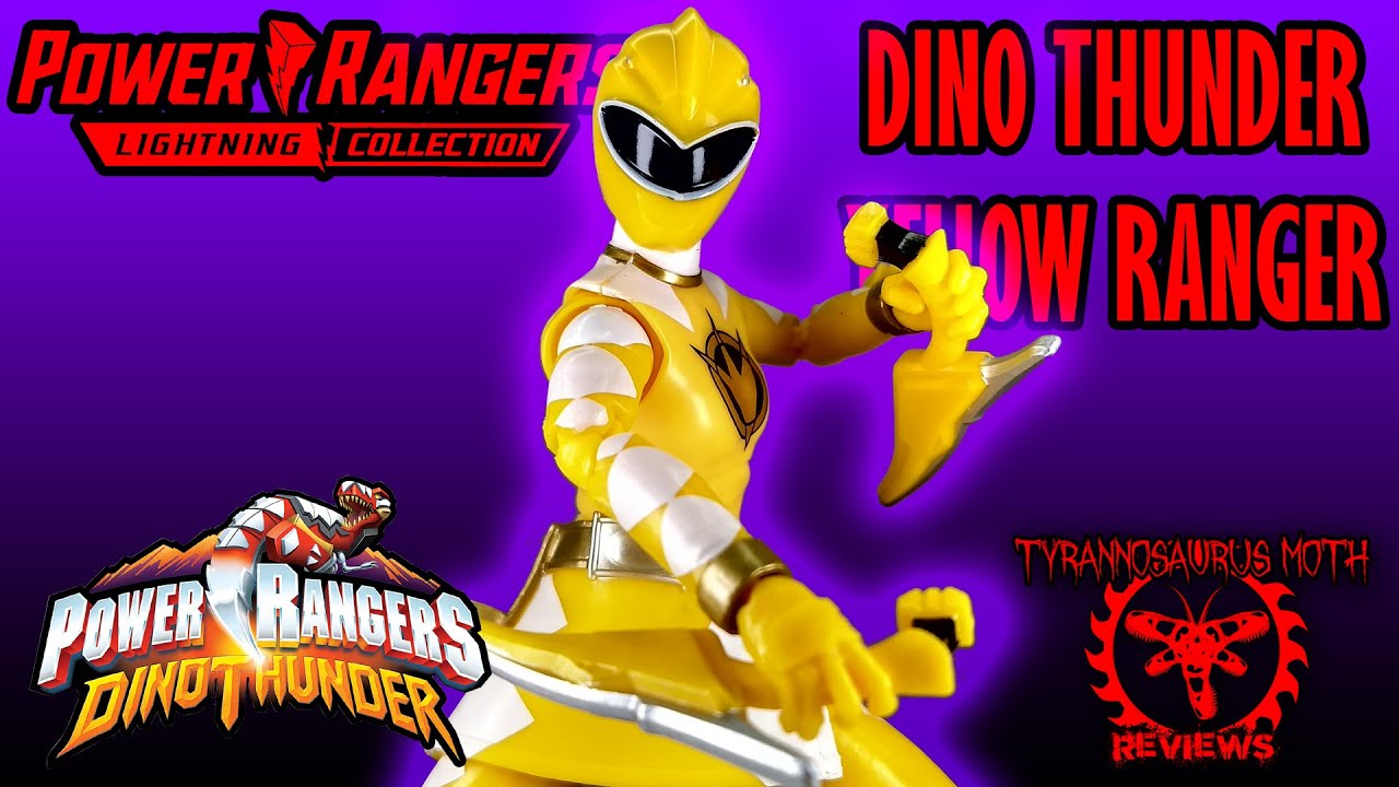Power Rangers Lightning Collection Dino Thunder Yellow Rangers figure review