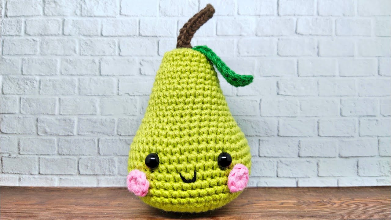 PEAR | HOW TO CROCHET | AMIGURUMI TUTORIAL