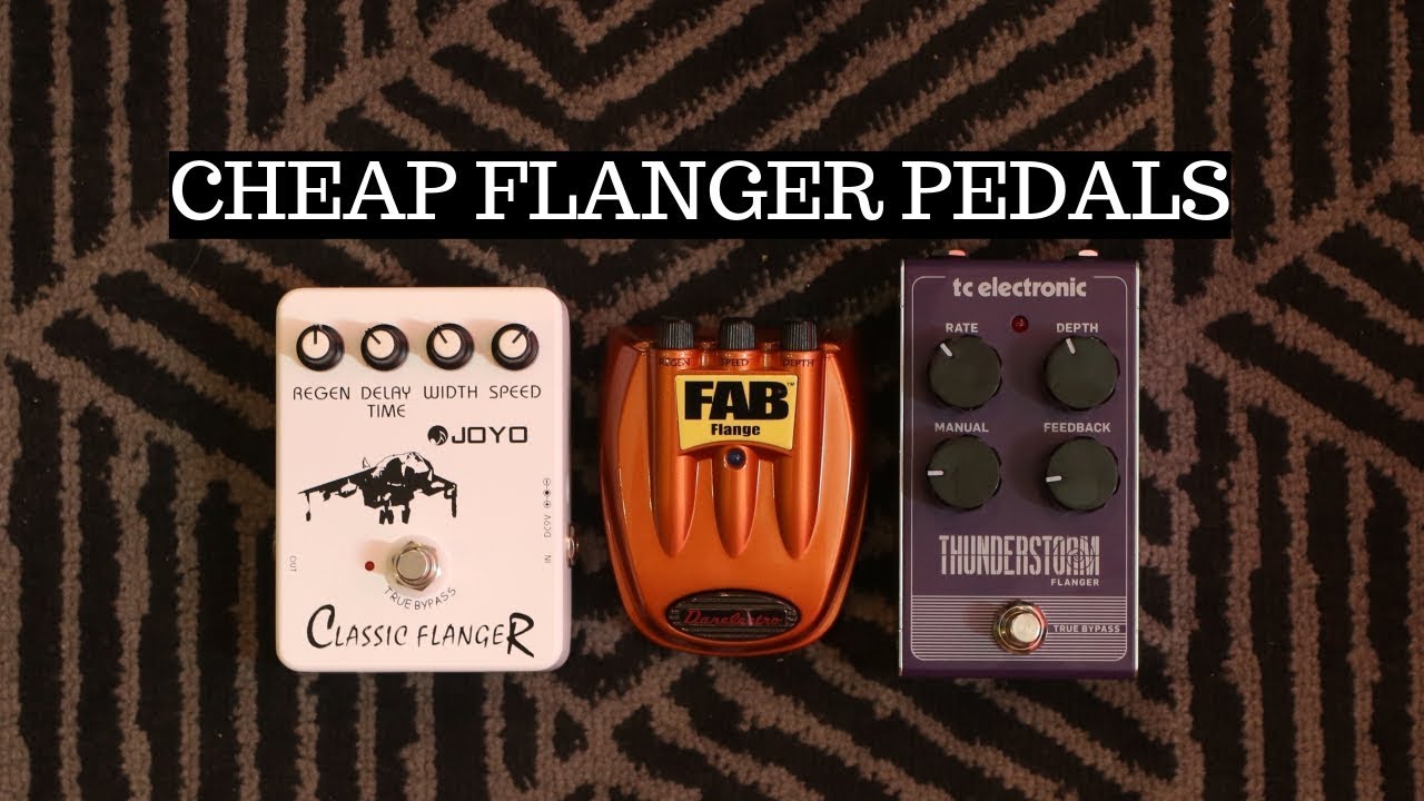 Обзор дешевых педалей Flanger
