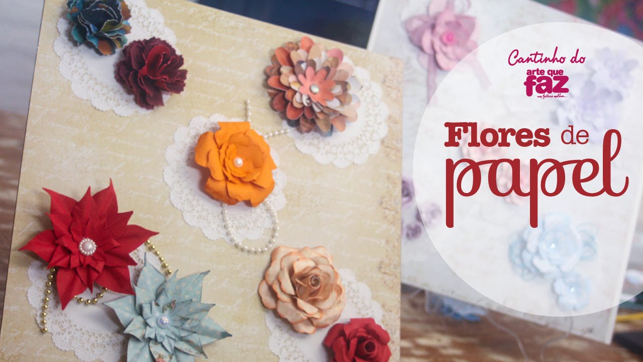 DIY - Flores De Papel (Regiane Boppré)