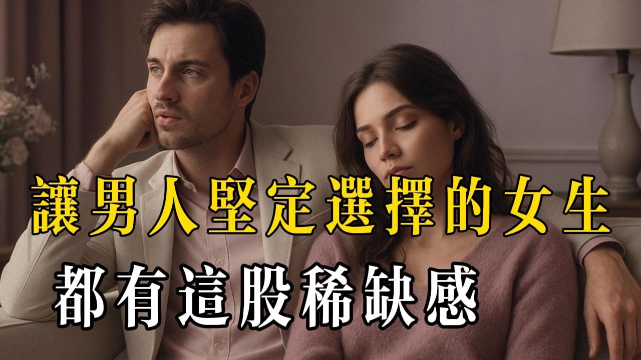 讓男人堅定選擇的女生，都有這股 “稀缺感”