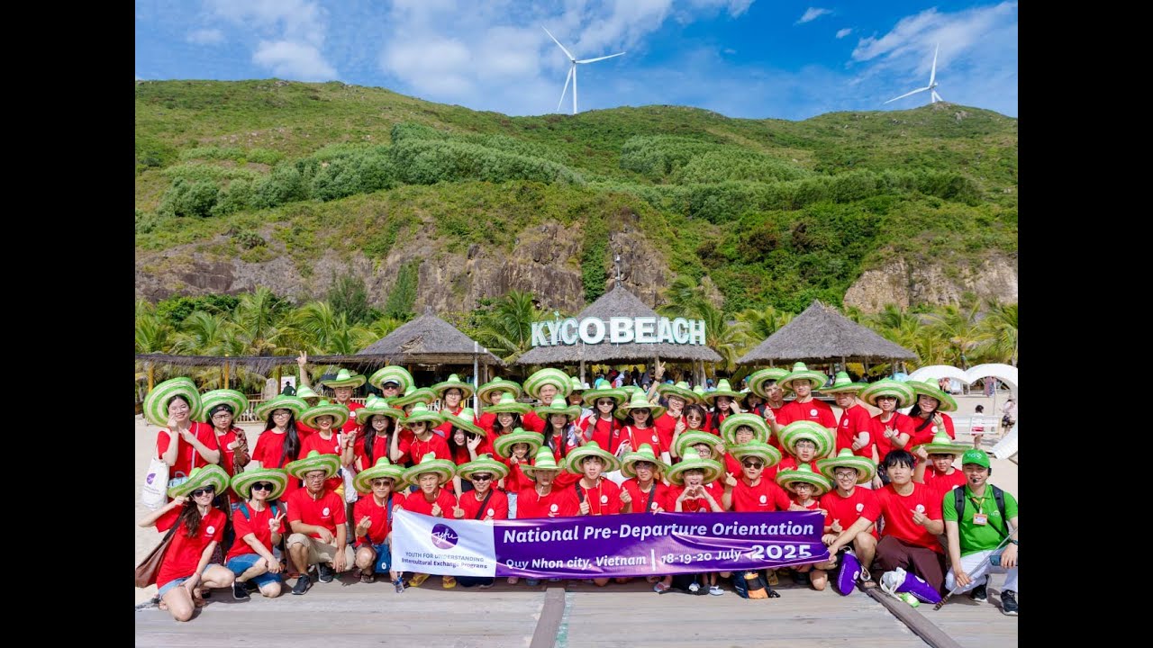 Trại hè Định hướng trước khởi hành du học trao đổi YFU - NPDO Camp Quy Nhơn 2025