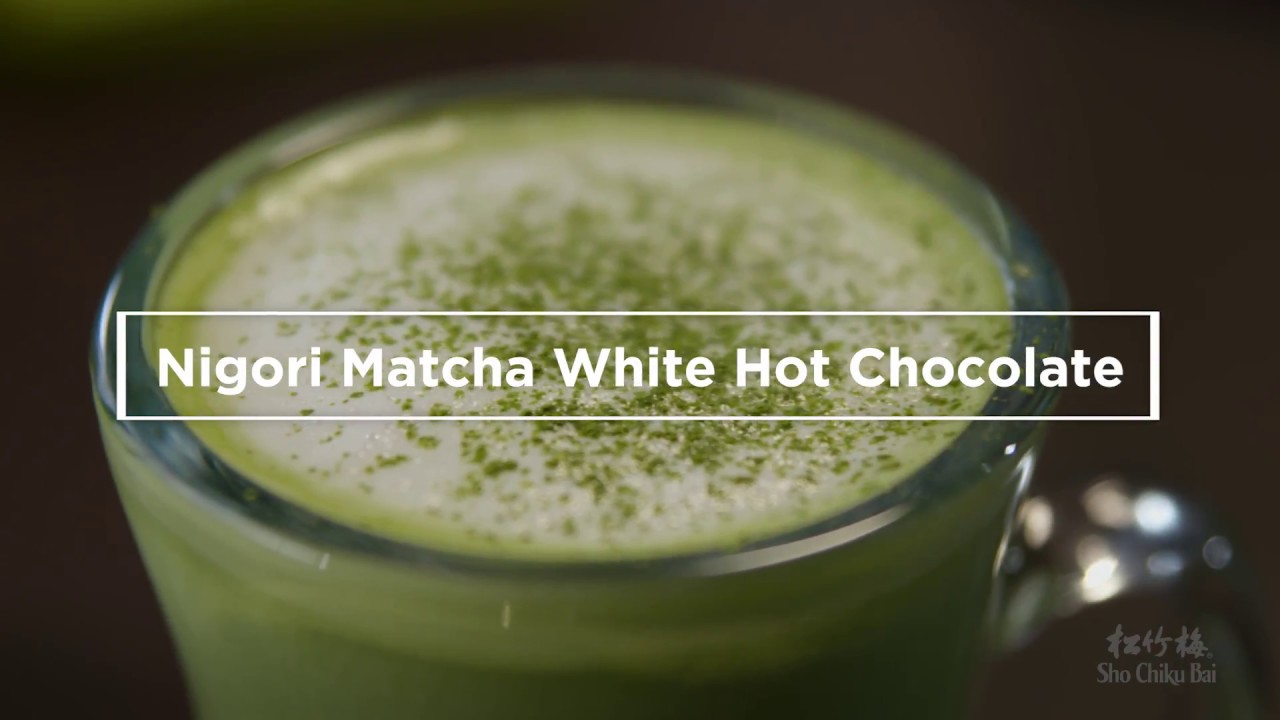 How To Drink Sake - Nigori Matcha White Hot Chocolate