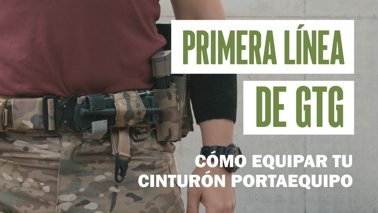 CINTURÓN PORTAEQUIPO GTG D-RING: OPCIONES PARA CONFIGURAR ESTA PIEZA CLAVE DE EQUIPAMIENTO TÁCTICO