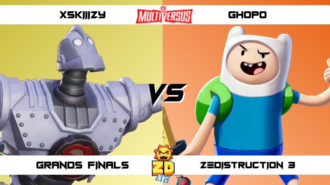 ZEDISTRUCTION 3 GRAND FINALS xSkiiizy (Iron Giant) vs ghopo (Finn) MultiVersus Tournament