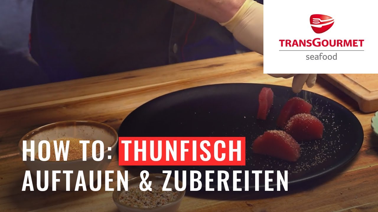 Gefrorenen Thunfisch auftauen? So geht's! + 3 Rezepte: Thunfisch Carpaccio, geflammt & Poké Bowl!