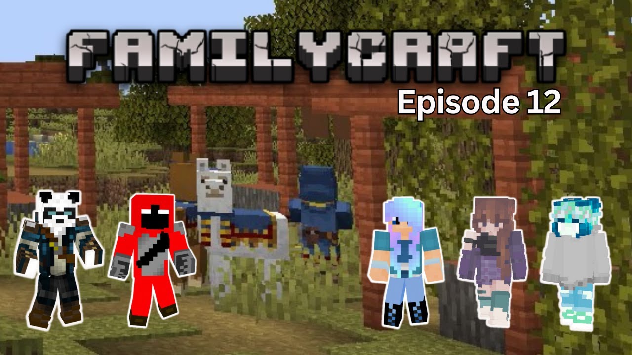 DoubleK Plays Minecraft - FamilyCraft SMP - Episode #12 - Father and Son Gaming - Wander Trader!