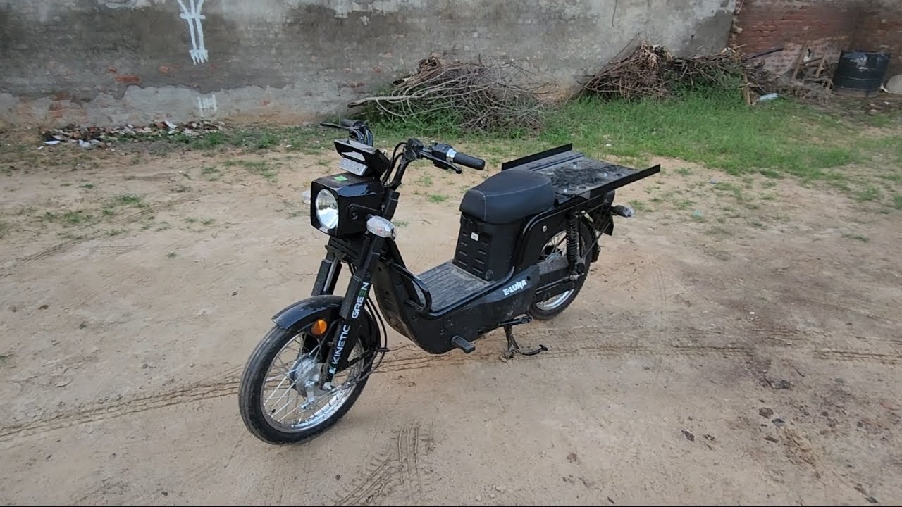 KINETIC E LUNA #ELECTRIC MOPED #KINETIC GREEN 💚 