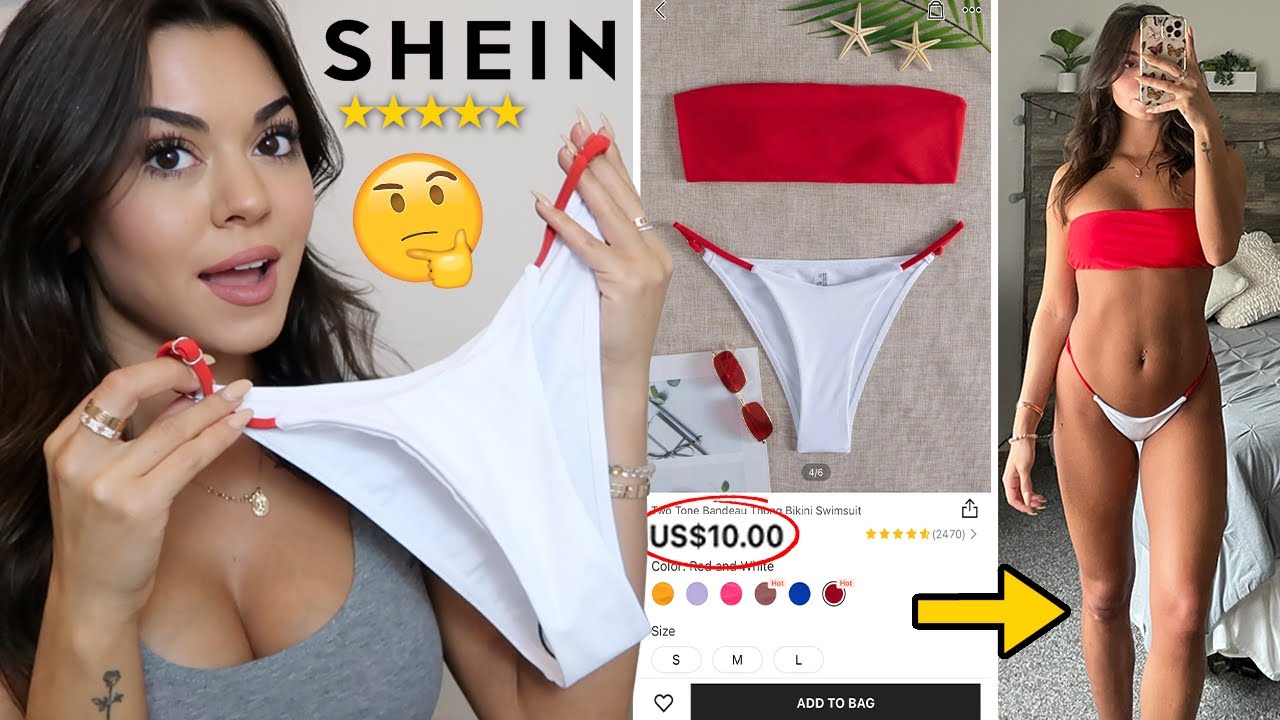 I Bought CHEAP BIKINIS From SHEIN! (TRY ON) - is it worth it??