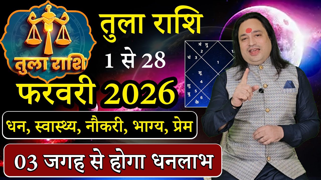 tula Rashi February 2026 | तुला राशि फरवरी 2026 राशिफल | Libra February Horoscope | #February2026