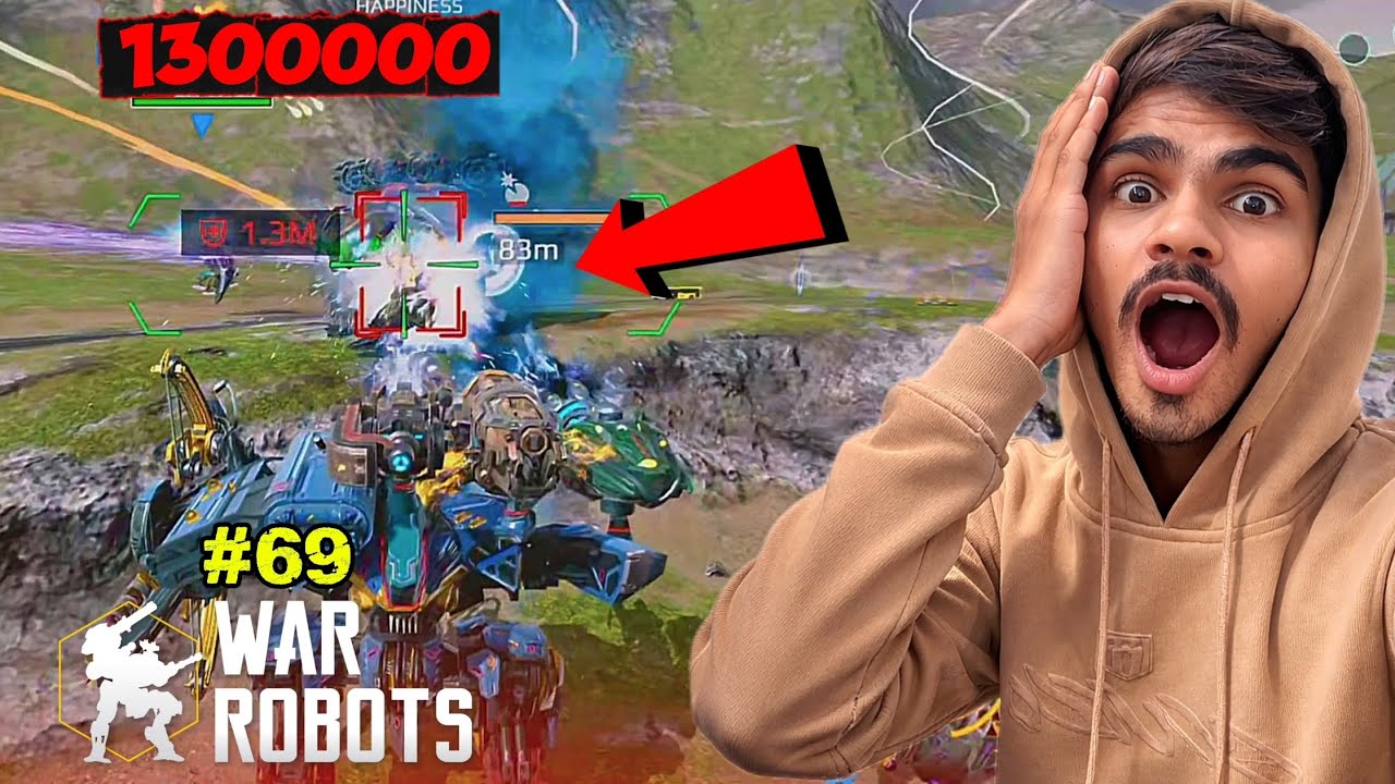 I caused so much damage today😲 war robots Hindi gameplay with ultimate robots and weapons 