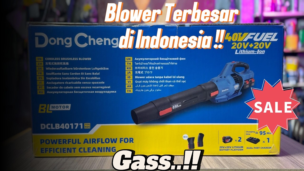 INI BARU GOKIL..!!! JET BLOWER DONGCHENG DCLB40171 H2S
