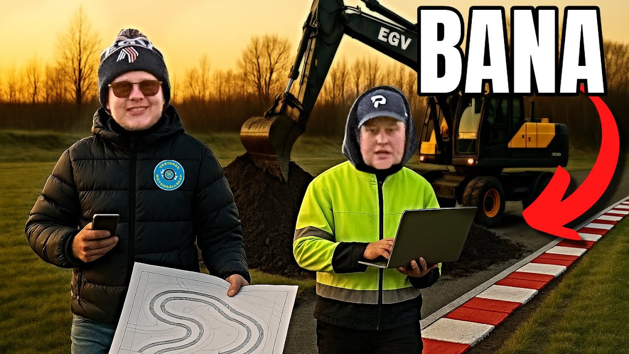 NU BYGGER VI SVERIGES NÄSTA RIKTIGA DRIFTINGBANA I VÄSTERÅS  - [VLOGG 