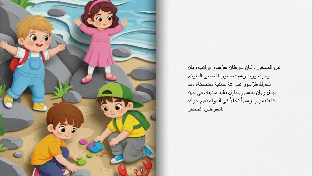 الأستاذ بَحْر وفصلُ الأمواجِ الهادئة Arabic قصة للأطفال متعة العلوم للأطفال