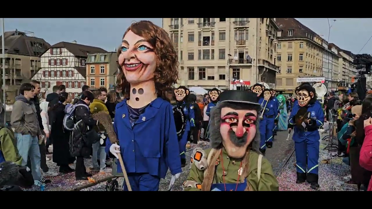 Basler Fasnacht 2025 Montag Gässle und Cortege